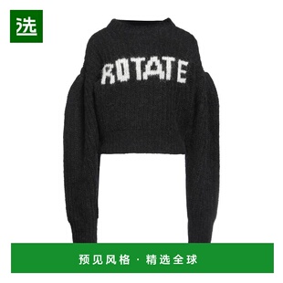 1h可退 香港直邮ROTATE BIRGER CHRISTENSEN 女士 毛衣 black黑色