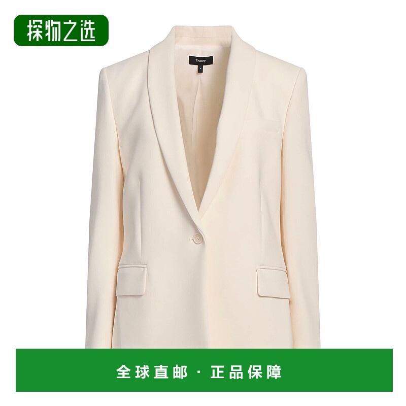 1h可退 香港直邮THEORY 希尔瑞 女士 西装外套 beige米色 舒适时