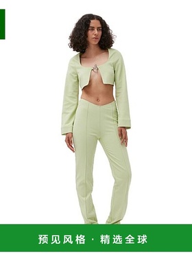 香港直邮Ganni 圆领长袖针织开衫针织衫 F7831