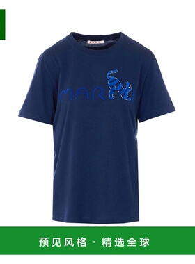 香港直邮MARNI 女士T恤 THJE0293S3USCY84LOB99 SS2026 蓝色
