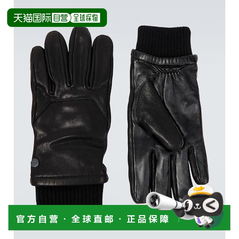 1h可退 香港直邮Canada Goose 加拿大鹅 男士 Workman 皮革手套 0
