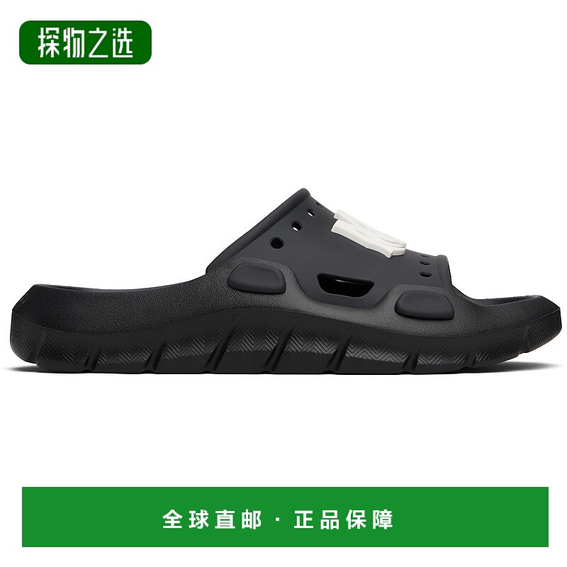 1h可退 香港直邮AMIRI 男士 黑色 Sunday 拖鞋 AMFOSL1003新款