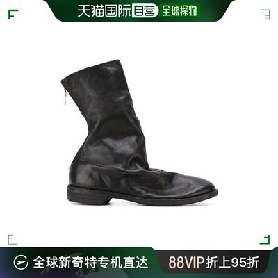 香港直邮Guidi 拉链靴子 311BLKT