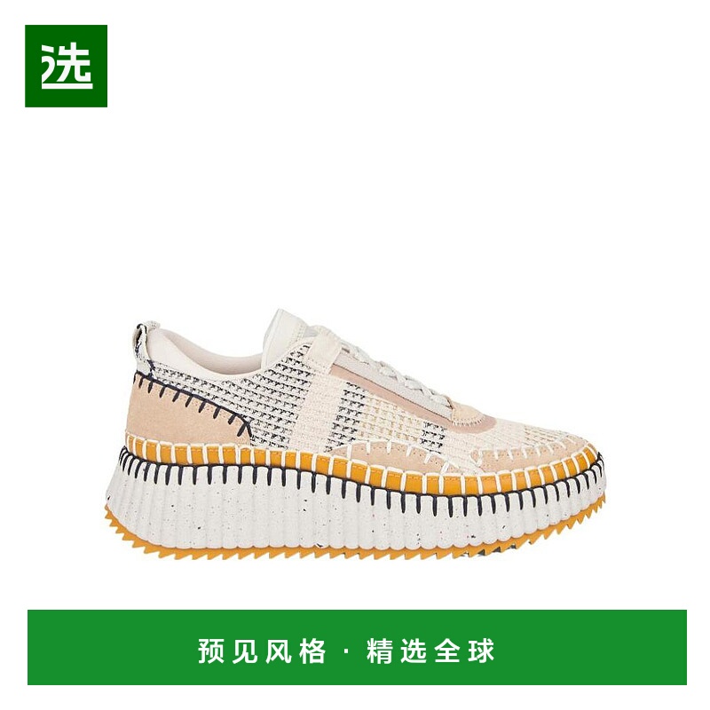 香港直邮Chloe 徽标系带休闲运动鞋 CHL49CNE