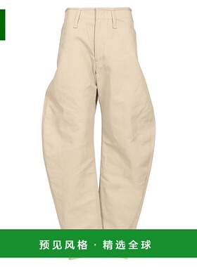 1h可退 香港直邮Lemaire 女士 锥形休闲裤 PA1184LF1350 beige米