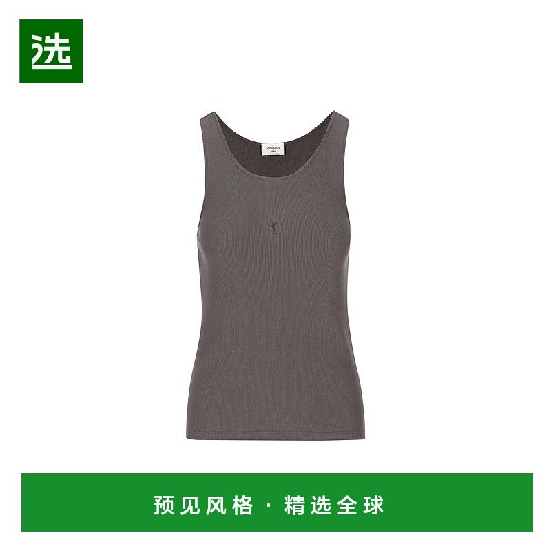 香港直邮Saint Laurent 圣罗兰 女士 Cassandre 背心 823603Y37EC