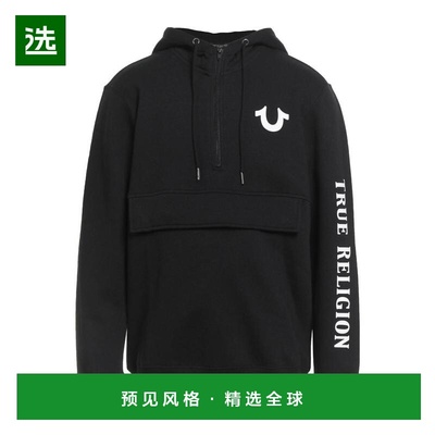 1h可退 【美国直邮】true religion 男士 帽衫运动夹克衫