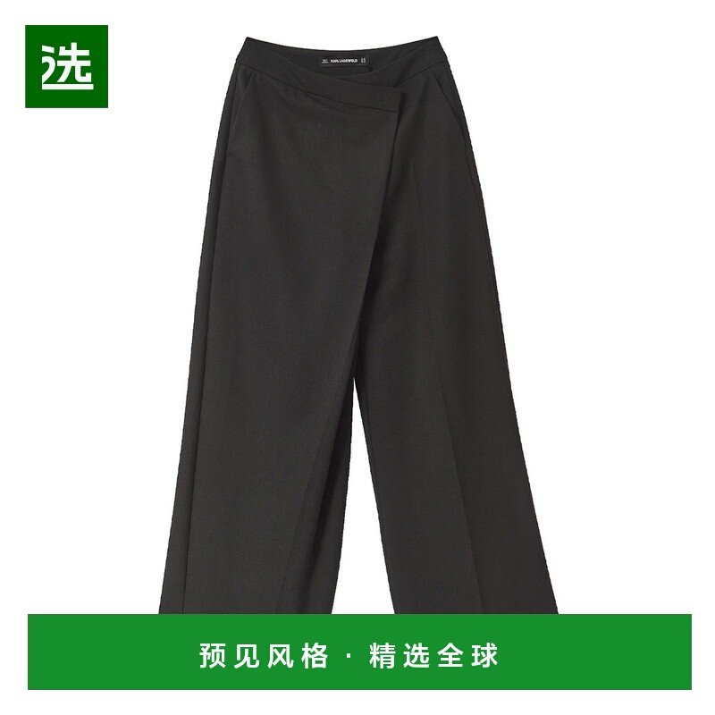香港直邮KARL LAGERFELD 女士休闲裤 A1W10135999 SS2025 黑色,女装/女士精品,休闲裤,淘宝优惠券,粉丝福利购,淘宝优惠卷