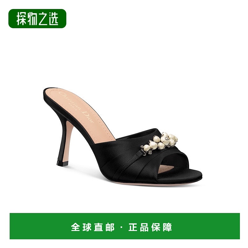 自营欧洲直邮Dior/迪奥 女士Paris高跟穆勒鞋女鞋