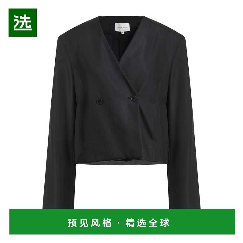 香港直邮LOULOU STUDIO 女士 西装外套 black黑色 舒适时尚,女装/女士精品,西装,淘宝优惠券,粉丝福利购,淘宝优惠卷