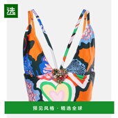 舒适时尚 1h可退 精饰印花上衣 colorful花色 香港直邮AREA 女士