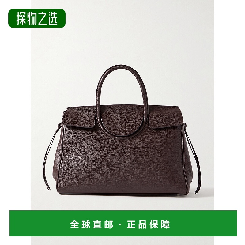 香港直邮Staud 女士 Maude 织纹皮革手提包 H25F7004PEESPR