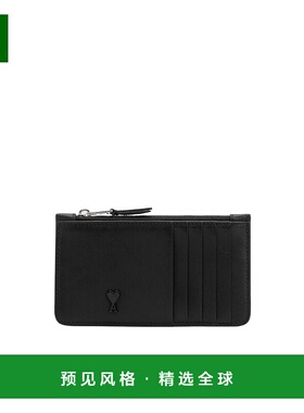 香港直邮Ami Paris Ami De Coeur 拉链卡包 USL703AL0138.