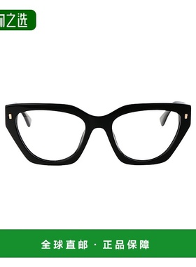 香港直邮Dsquared2 二次方 女士 黑色醋纤眼镜 D20117807