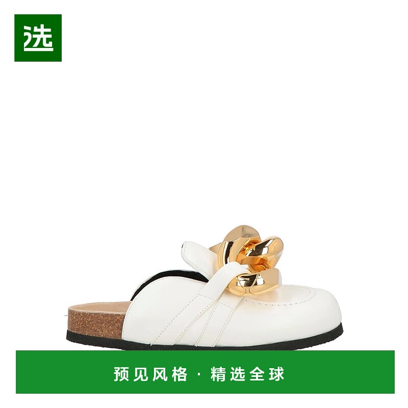 1h可退 香港直邮J.W. Anderson 女士 Mules 木屐 beige米色 舒适