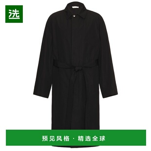 1h可退 香港直邮The Row 男士 Eugene 大衣 865W3248 black黑色