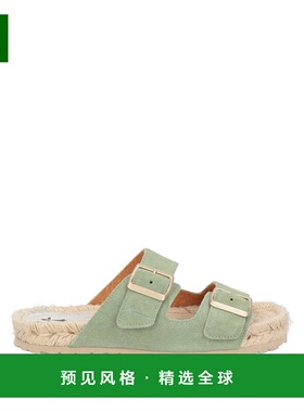 1h可退 香港直邮manebi 女士 麻底鞋 green绿色 舒适时尚