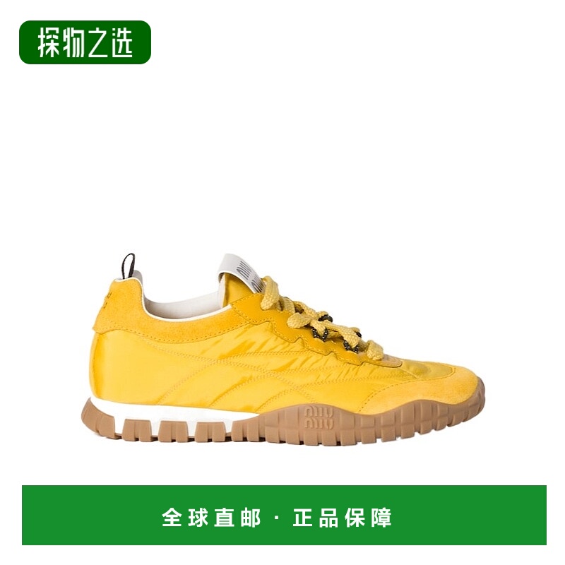 香港直邮Miu Miu 圆头运动鞋 5E417EZJMF005