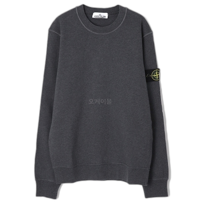 韩国直邮STONE ISLAND 63051 棉质抓绒圆领卫衣 男士潮流日常服装