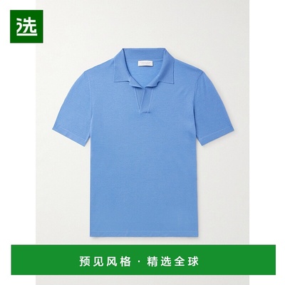 香港直邮1h可退 Gabriela Hearst 男士 Stendhal 羊绒Polo衫 2259