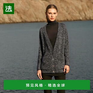 欧洲直邮PINKO 女士针织毛衣104115A247KZZ羊毛开衫