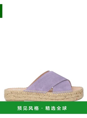 1h可退 香港直邮manebi 女士 麻底鞋 purple紫色 舒适时尚凉鞋