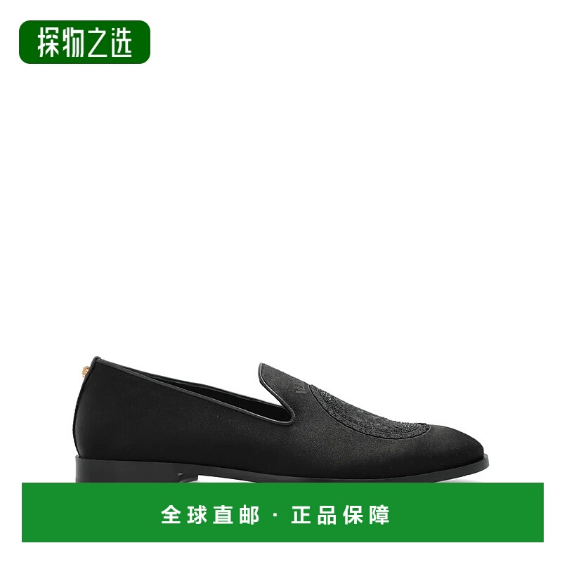 香港直邮Versace 圆头乐福鞋 10162011A14342范思哲