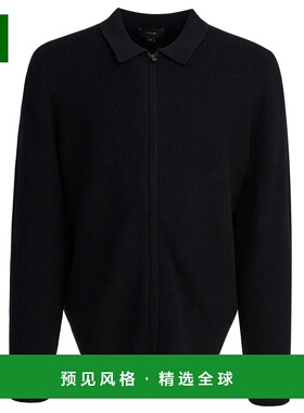 香港直邮VINCE 男士T恤 M09646503A001BLK AW2025 黑色 Wool blen