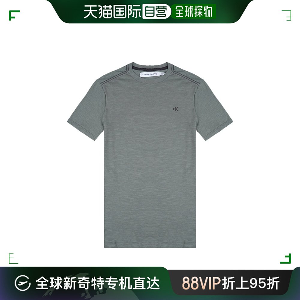 香港直邮Calvin Klein徽标短袖T恤 41VC218-438