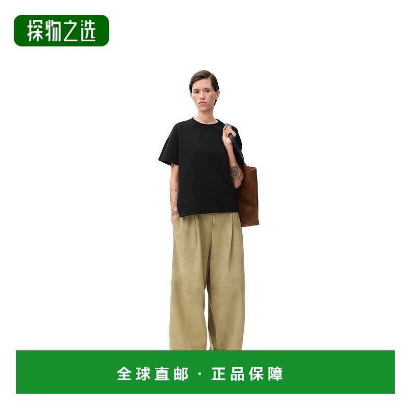 欧洲直邮LOEWET-shirt asymétrique en coton m罗意威针织