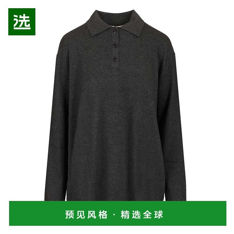 香港直邮LISA YANG 女士POLO衫 2026027EL SS2026 黑色 Lisa Yang,女装/女士精品,POLO衫,淘宝优惠券,粉丝福利购,淘宝优惠卷