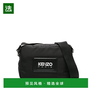 香港直邮KENZO 男士斜挎包 FE55SA718B1199 SS2025 黑色 KENZO me