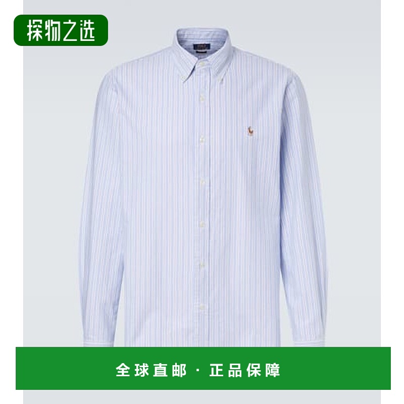 香港直邮Polo Ralph Lauren Polo 拉夫·劳伦 男士 条纹棉质衬衫