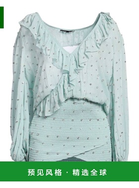 1h可退 香港直邮retrofete 女士 短款连衣裙 green绿色 舒适时尚