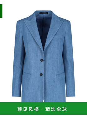 1h可退 香港直邮Tagliatore 女士 蓝色夹克 JBERTHA16B750026I123
