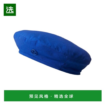 1h可退 香港直邮Maison Michel 米歇尔时装屋 女士 蓝色帽子 2214