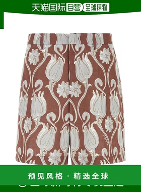 香港直邮Valentino 徽标印花短裤 VRDD12AD7华伦天奴