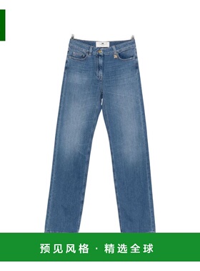 1h可退 香港直邮Elisabetta Franchi 女士 Clear 蓝色牛仔裤 PJ21