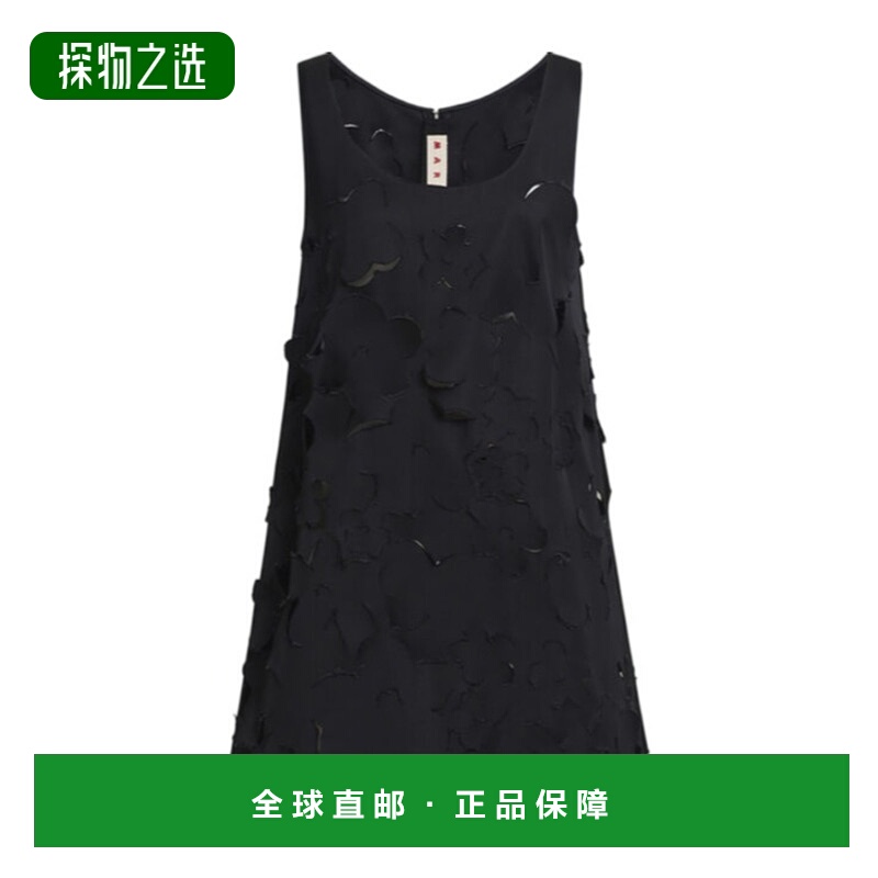 香港直邮Marni 镂空细节喇叭形连衣裙 ABMA1396S0USR009