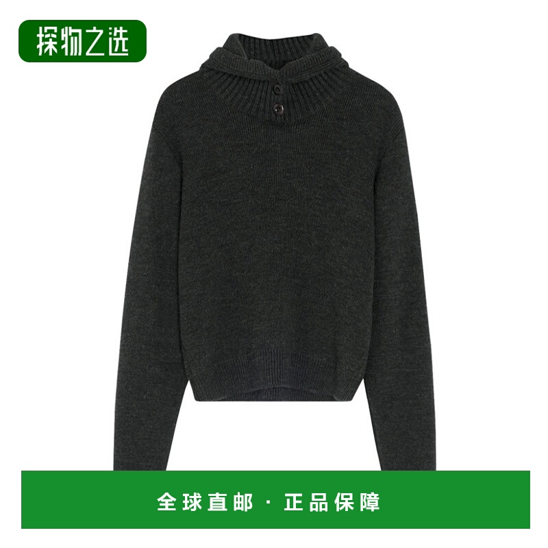 香港直邮Lemaire 连帽毛衣 LMAQSP7T长袖帽衫