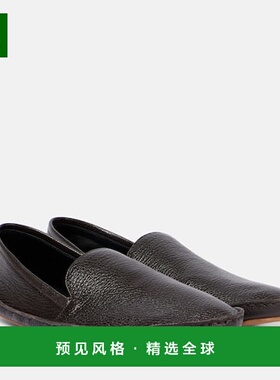 1h可退 香港直邮The Row 女士 Vasko 皮质乐福鞋 brown棕色 舒适