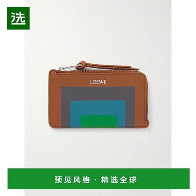 香港直邮LOEWE 罗意威 女士 + Josef Albers 印花皮革卡套 C643Z4