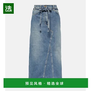 1h可退 香港直邮ALTUZARRA 约瑟夫·奥图扎拉 女士 高腰牛仔中长