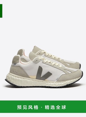 欧洲直邮VEJA Condor系列浅灰色再生聚酯纤维V标识休闲运动鞋