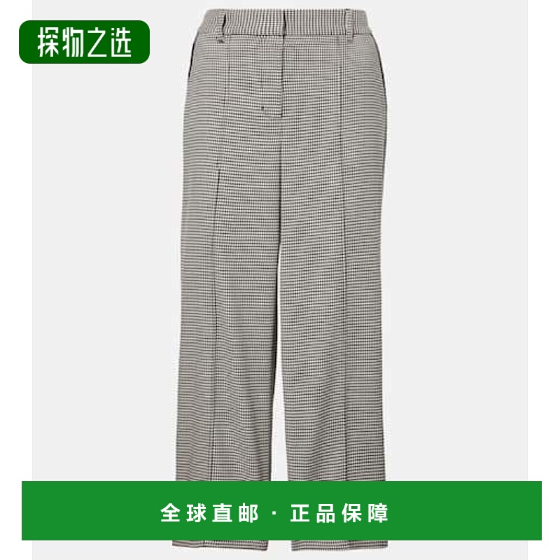 香港直邮Simkhai 女士 Miki 格纹七分裤 colorful花色 舒适时尚