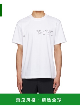 香港直邮HELIOT EMIL 男士T恤 PREAW25M09141WHT02COTTONWHITE