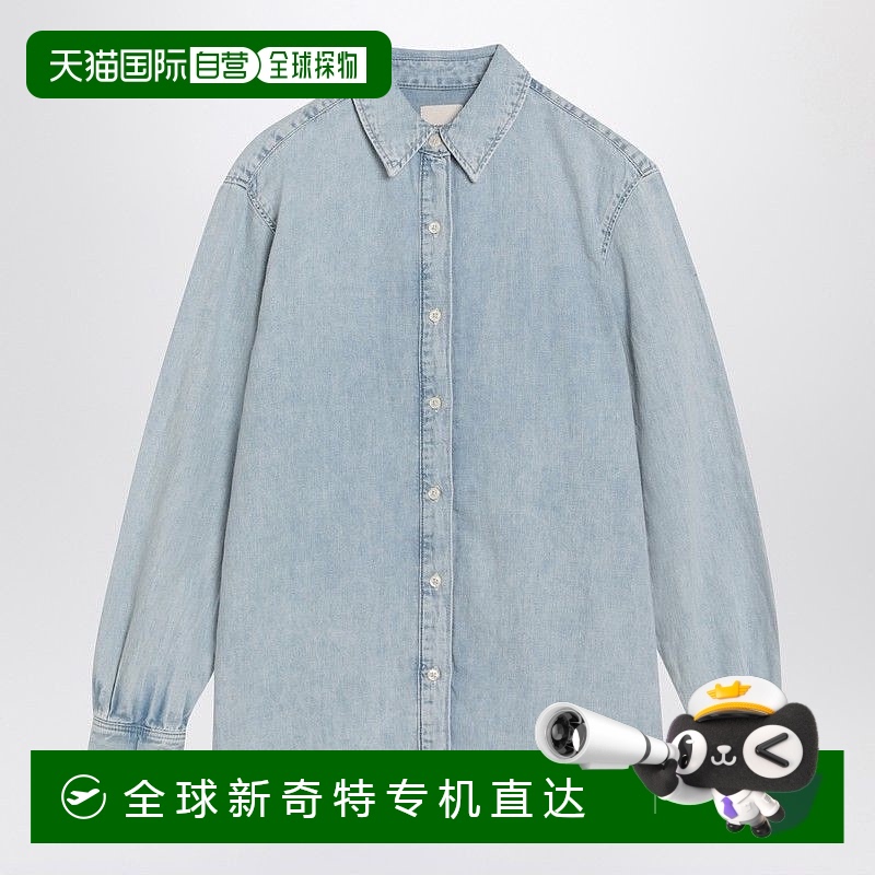 1h可退 欧洲直邮calvin klein 女士 衬衫亚麻
