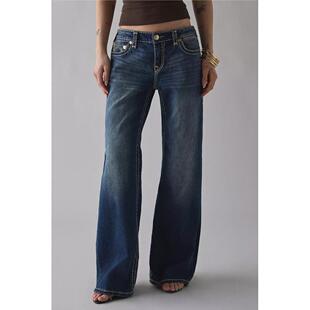 1h可退 【美国直邮】true religion 女士 牛仔裤直筒裤