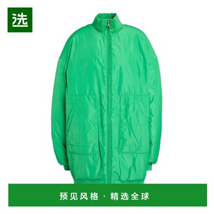 1h可退 香港直邮Patrizia Pepe 柏翠莎 佩佩 女士 夹克 green绿色