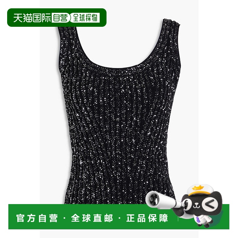 1h可退 香港直邮MISSONI 米索尼 女士 珠片精饰罗纹针织背心 DS23